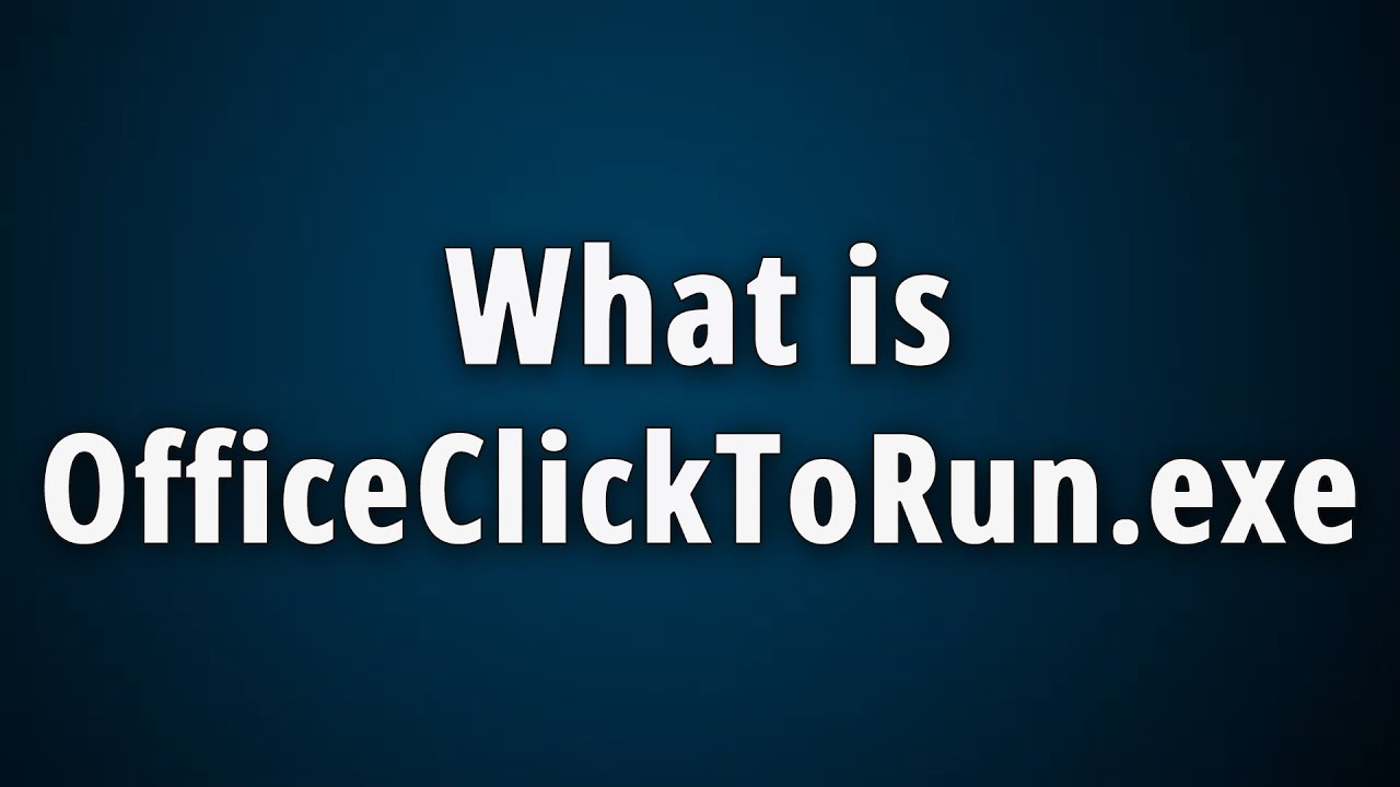 Officeclicktorun.exe 5 formas de optimizar su uso eficazmente