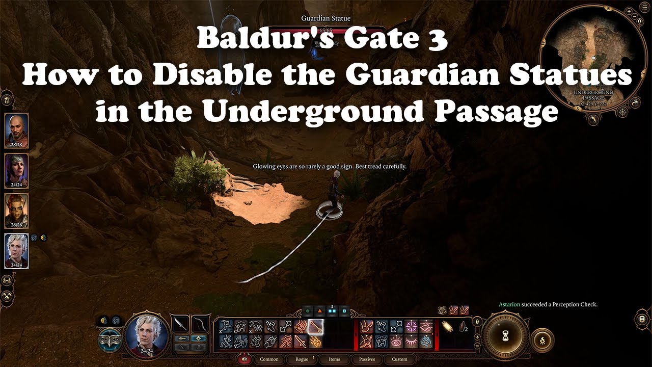 Pasaje subterráneo Baldur’s Gate 3: 7 secretos que debes conocer