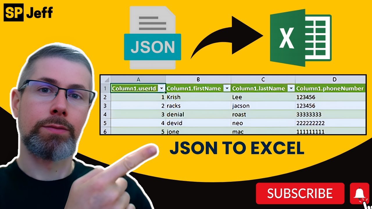 Pasar JSON a Excel: 5 pasos sencillos para lograrlo rápidamente