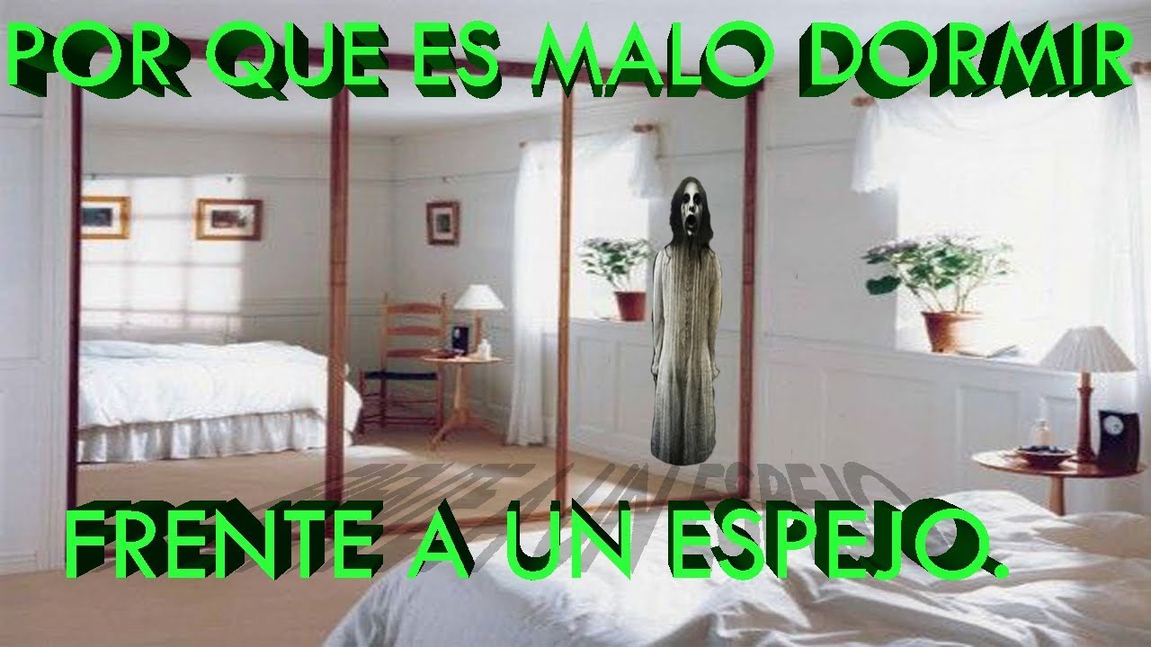 Porque es malo dormir frente a un espejo: 5 razones sorprendentes