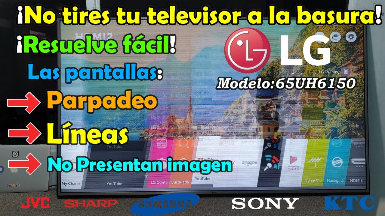 Porque parpadea mi televisor LG: 7 causas y soluciones en 2025