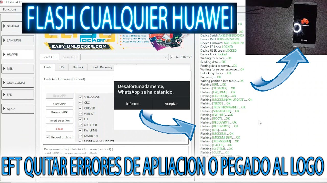 Programa para flashear Huawei: 7 pasos para hacerlo fácilmente
