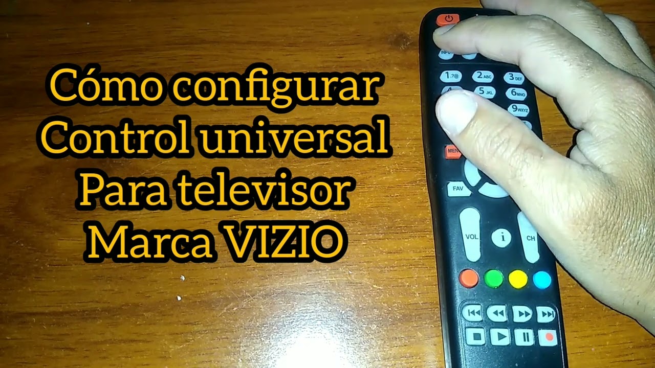 Programar control universal para TV Vizio: 5 pasos sencillos en 2025