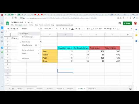 Quitar cuadrícula Google Sheets: 5 pasos sencillos y rápidos