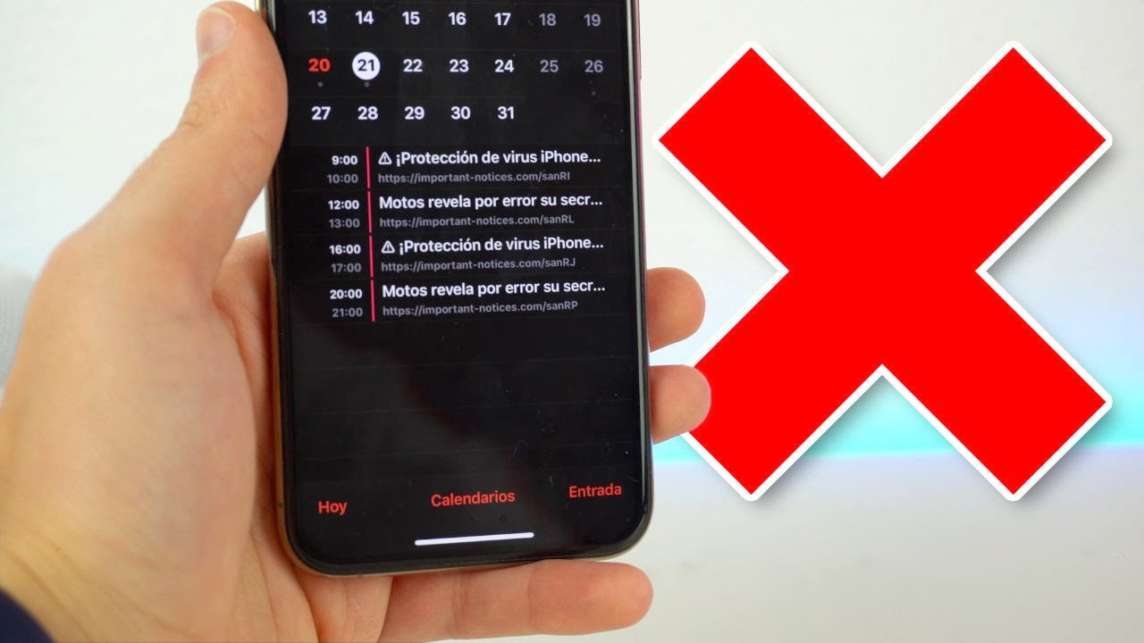 Quitar virus calendario iPhone: 5 pasos para solucionarlo ya