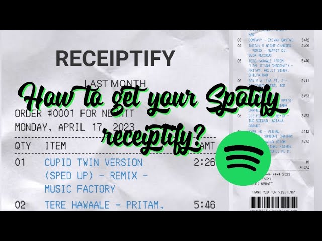 Receiptify como hacer 7 pasos sencillos para mejorar tu música