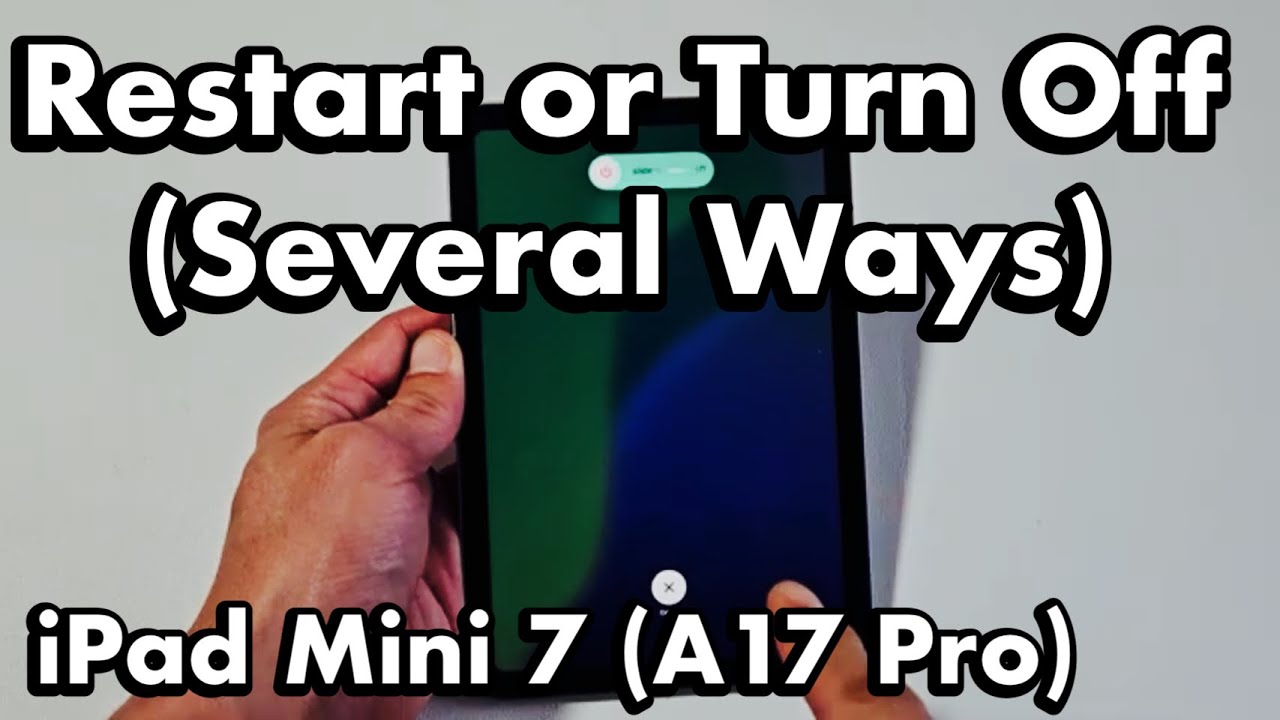 Reiniciar iPad Mini: 7 pasos fáciles para una solución rápida