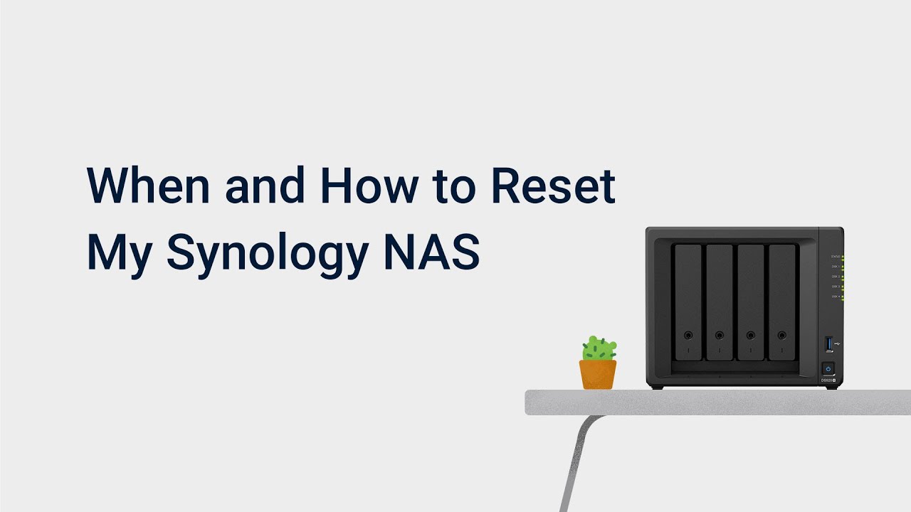 Reiniciar NAS Synology: 5 pasos para hacerlo sin problemas