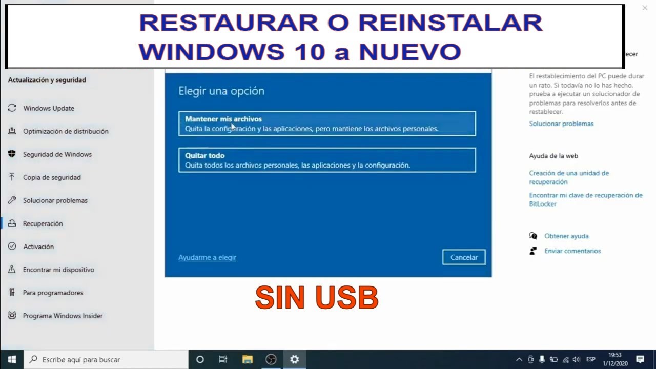 Reinstalacion local Windows: 7 pasos simples para lograrlo