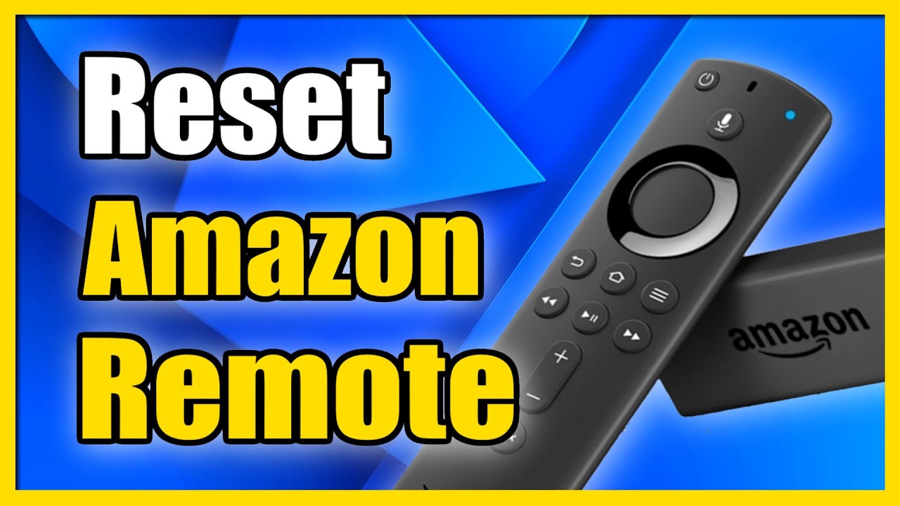 Restablecer mando Fire TV: 5 pasos sencillos para hacerlo