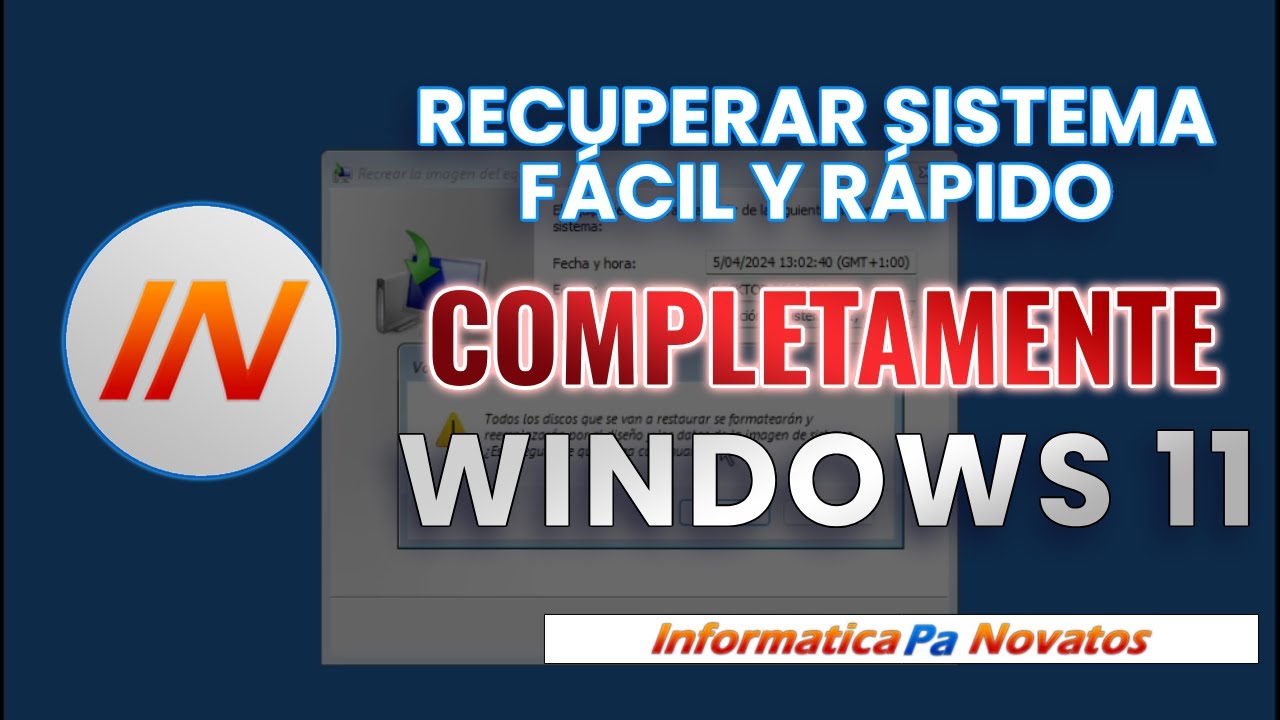 Restaurar imagen del sistema Windows 11: 7 pasos sencillos para lograrlo