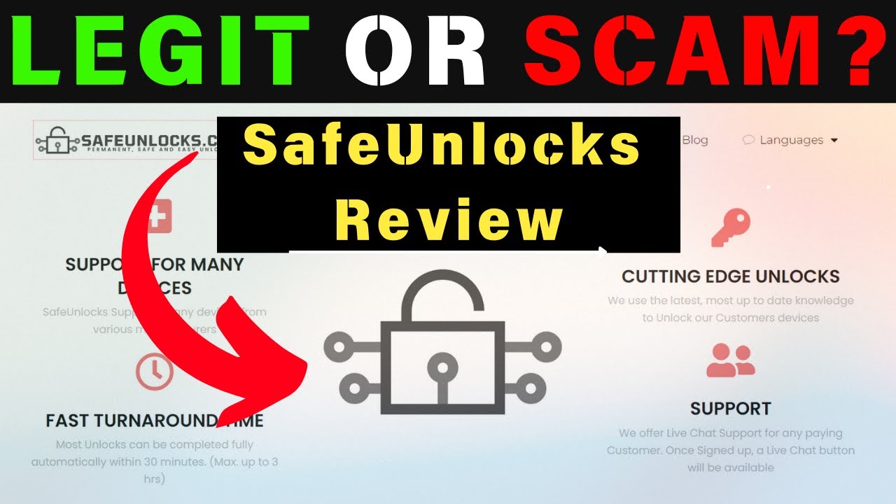 Safeunlocks.com es seguro: 5 razones para confiar en él