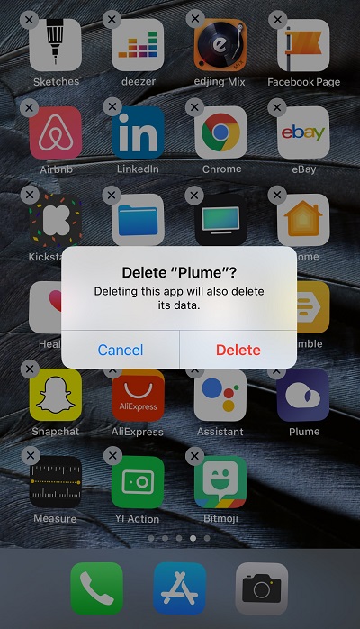 Ver aplicaciones recientemente eliminadas en iPhone