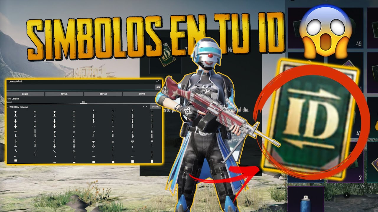 ✨ Símbolos para PUBG Mobile: 7 formas de destacarte en 2025