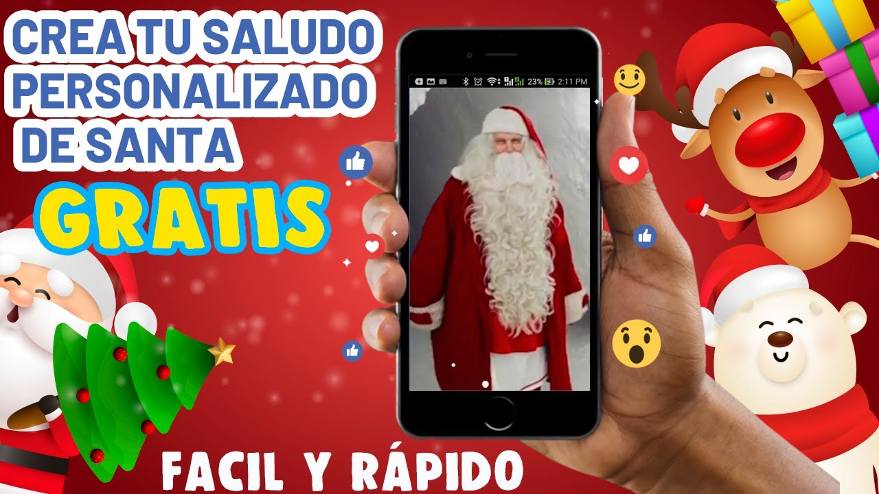 Video personalizado Papá Noël gratis: 7 sorpresas mágicas para todos