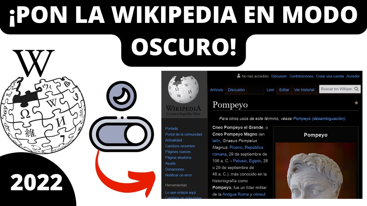 Wikipedia modo oscuro: 7 beneficios sorprendentes que debes conocer