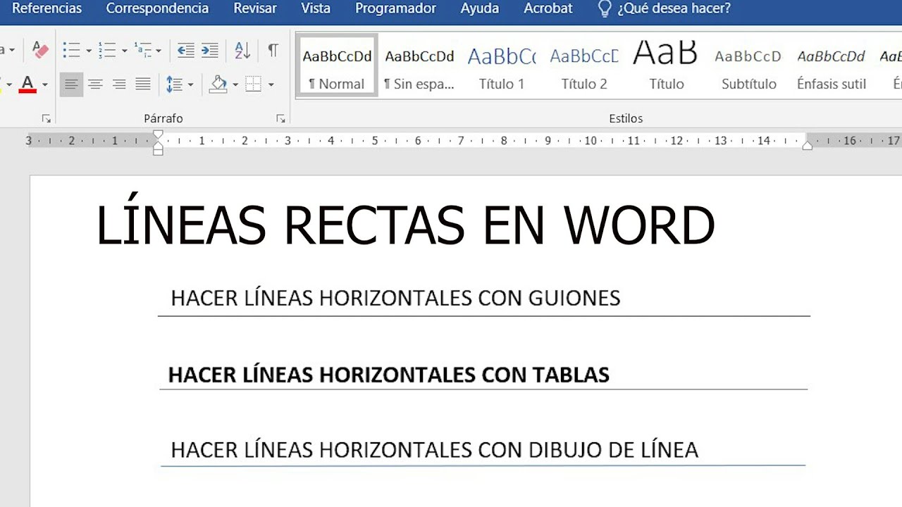 Word Línea Horizontal: 7 maneras de potenciar tu productividad