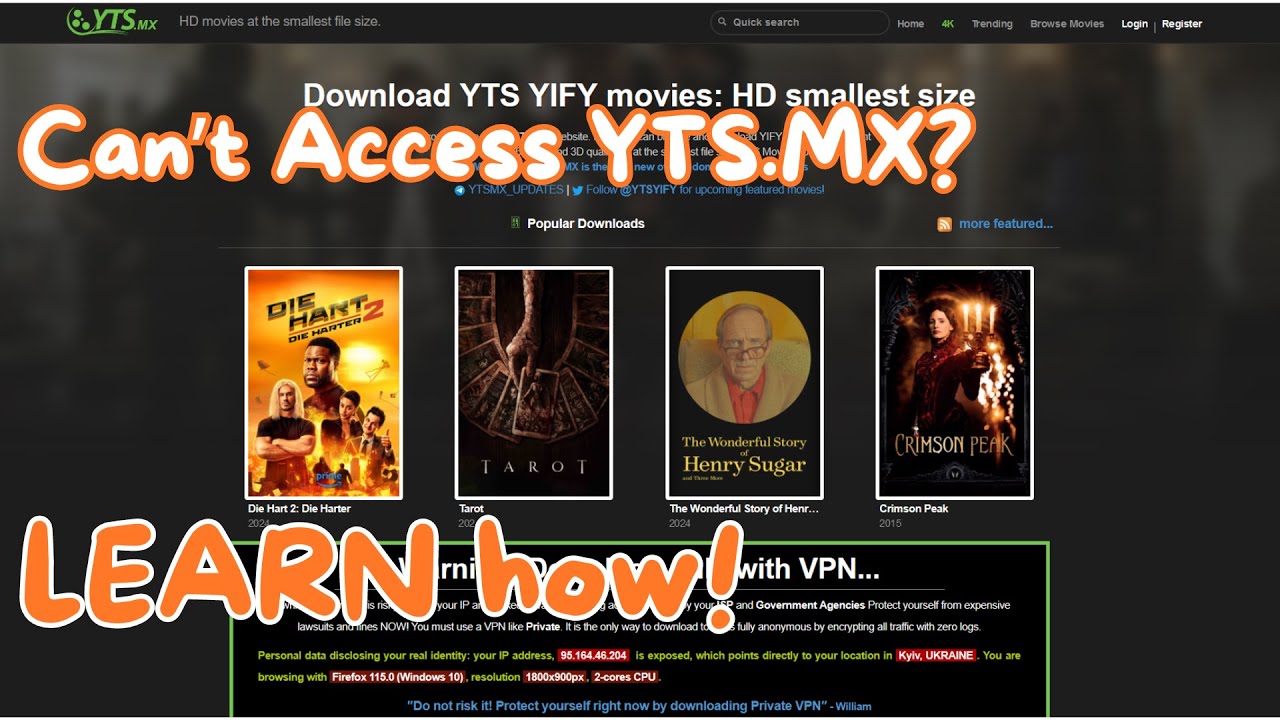 YTS Unblocked: 7 razones para disfrutar de películas gratis