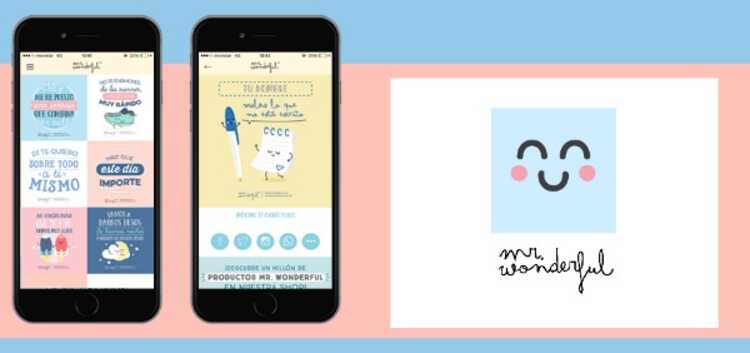 【Mr. Wonderful】  aplicación para crear, enviar frases y postales originales